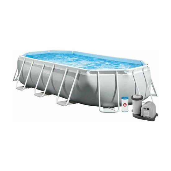 Picture of Intex Prism Frame Oval Pool 503x274x122 cm - No:26796