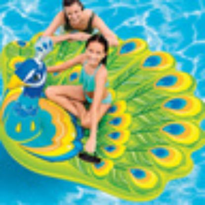 Picture of Intex Inflatable Peacock Island Ride On for the Pool 193 x 163 x 94 cm