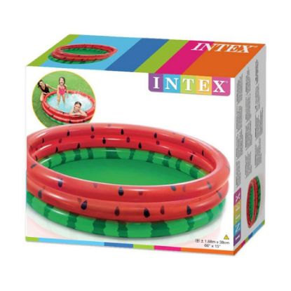 Picture of Intex Watermelon Three Ring Pool 58448