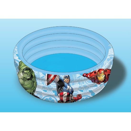 Picture of Avengers Printed Kids Inflatable Swimming Pool - Multi Color TRHA5982