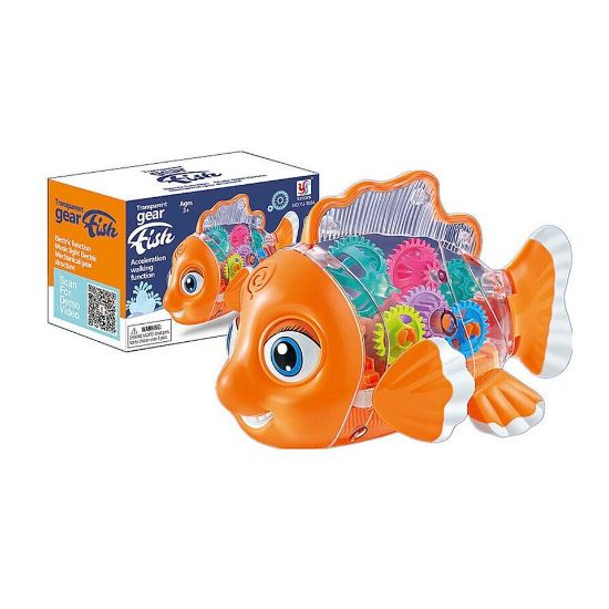 Picture of Toy Land Battery Operated Transparent Fish 3034