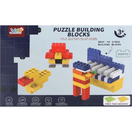 Picture of Skid Fusion Puzzle Building Block, Set Of 400 pc, 3 Years +, 669-94