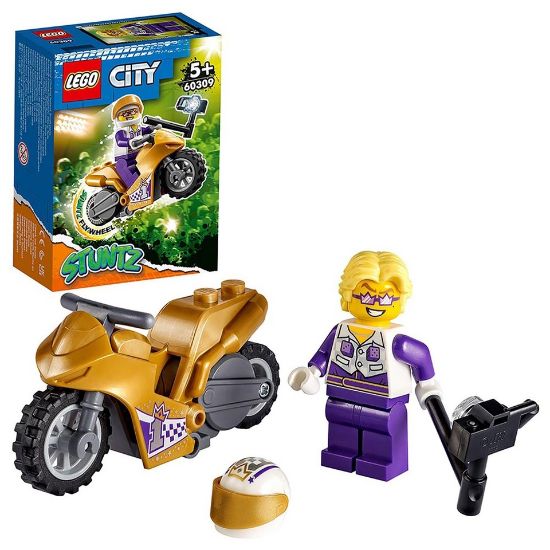 Picture of Lego 60309 City Selfie Stunt Bike Building Kit - 14pcs