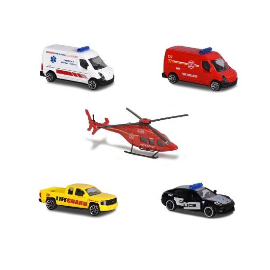 Picture of Majorette Creatix Rescue Station Play Set + 5 Vehicles 212050019