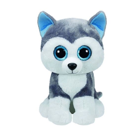 Picture of Ty - Beanie Boos Dog Slush Large 16.5" - Grey & White 37069