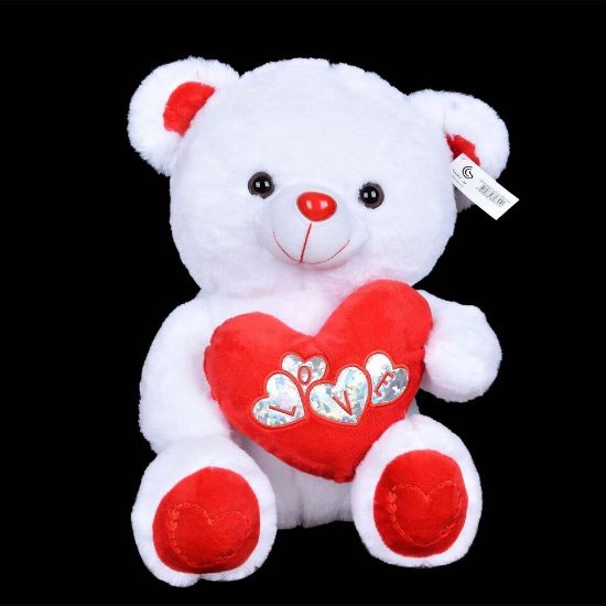 Picture of Valentines Soft Toy & Heart 40cm HK795 Assorted