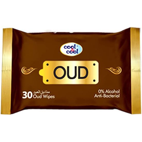 Picture of Cool & Cool Oud Anti-Bacterial Wipes 30 pcs