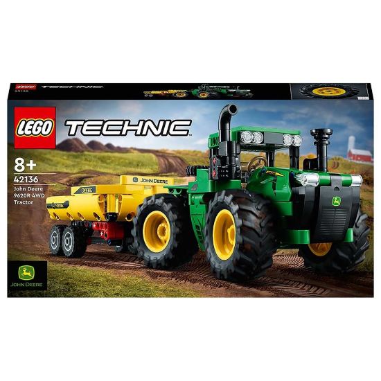 Picture of Lego 42136 Technic John Deere Tractor Model Building Kit 390pcs