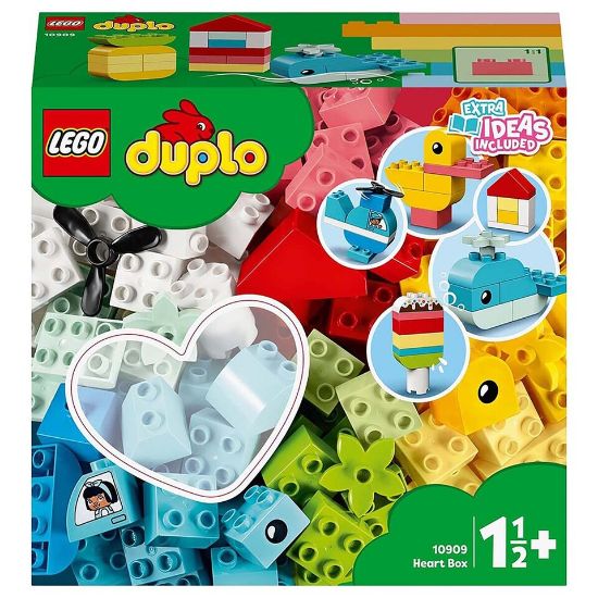 Picture of Lego 10909 Duplo Heart Box Kids Playset 80pcs