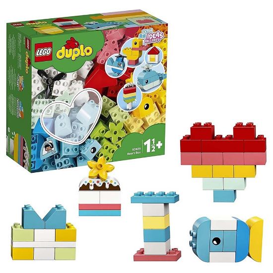 Picture of Lego 10909 Duplo Heart Box Kids Playset 80pcs