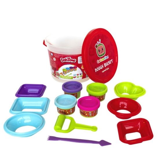 Picture of Cocomelon Mega Dough Bucket TP101582 Assorted Colours