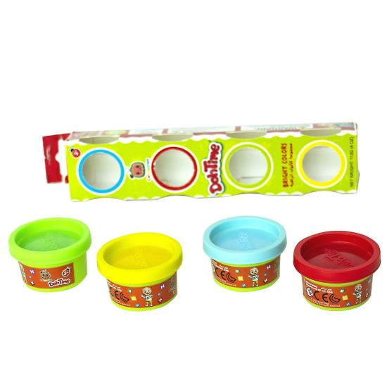 Picture of Cocomelon Dough Bright Colors 4Can TP101580 Assorted Colours