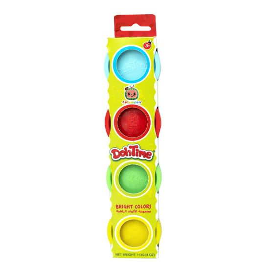 Picture of Cocomelon Dough Bright Colors 4Can TP101580 Assorted Colours