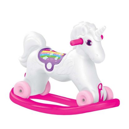 Picture of Dolu 2-in-1 Rocking Unicorn Rocking Horse Toy 2509