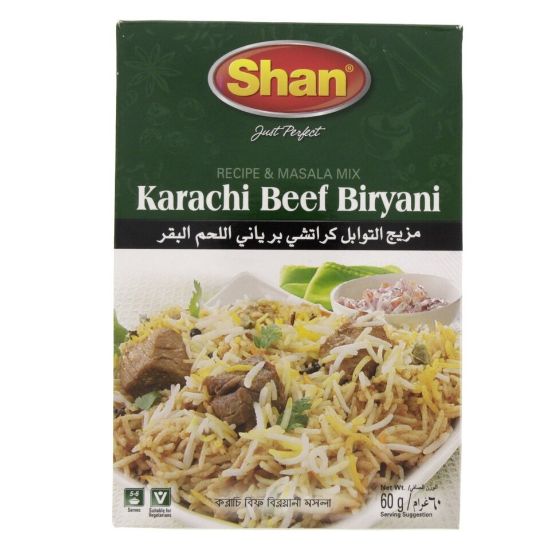 Picture of Shan Karachi Beef Biriyani Masala 60g(N)