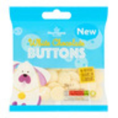 Picture of Morrisons White Chocolate Buttons 70g(N)