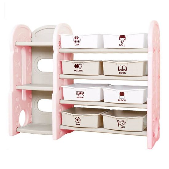 Picture of Little Angel Kids Toys Storage Multipurpose Rack L-SNJ04-PINK