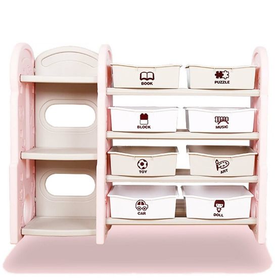 Picture of Little Angel Kids Toys Storage Multipurpose Rack L-SNJ04-PINK