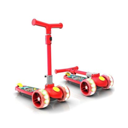 Picture of Skid Fusion Kick 3 Wheel Scooter Red S909