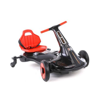 Picture of Skid Fusion Kids Battery Operated Motor Go Kart Car 8108 Black