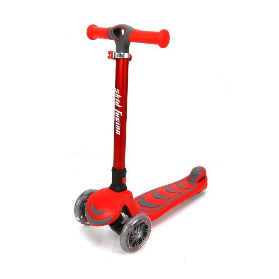 Picture of Skid Fusion Kick n Roll Folding Scooter L536 Red