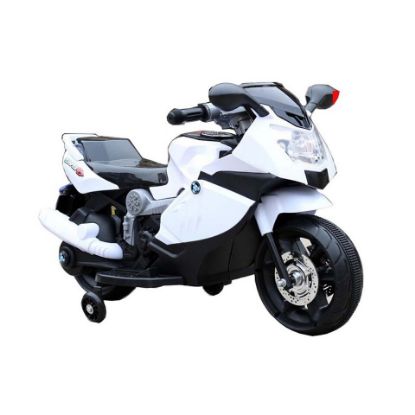 Picture of Skid Fusion Kids Battery Operated Ride On Bike FB-6188 White