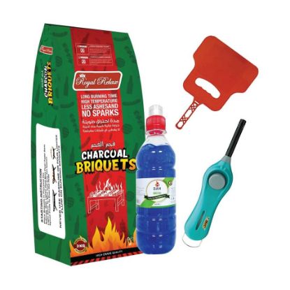 Picture of Royal Relax BBQ Charcoal 3Kg Combo Set