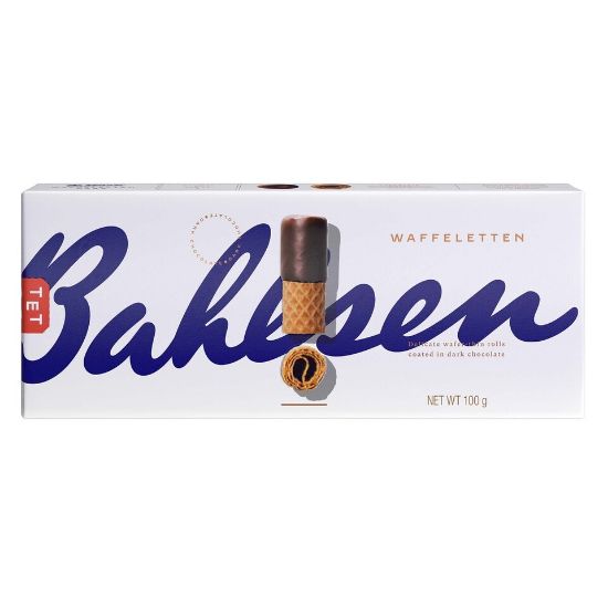 Picture of Bahlsen Waffeletten Dark Wafer Rolls 100g