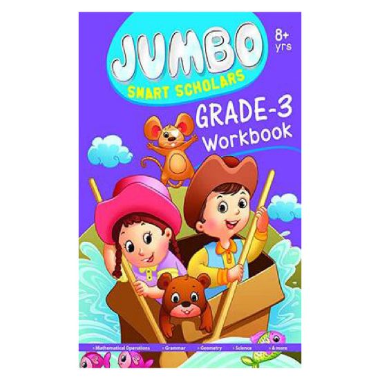 Picture of Jumbo Smart Scholars Grade - 3 Workbook, Paperback