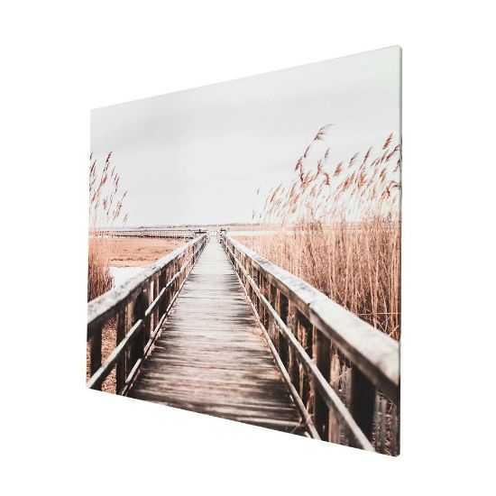 Picture of Maple Leaf Canvas Wall Picture With Wooden Frame 56x56cm