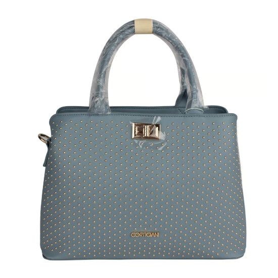 Picture of Cortigiani PU Synthetic Leather Bag With Long Strap For Ladies, Blue, CTGKDGZ23-13