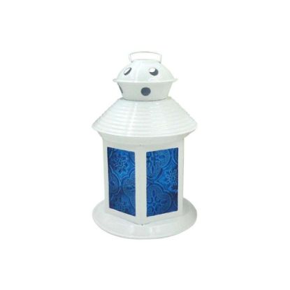 Picture of Maple Leaf Decorative Metal Fanoos Lantern 14cm NB201801 Assorted