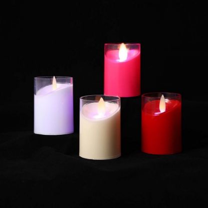 Picture of Maple Leaf LED Candle 3pcs Set LY3 Assorted