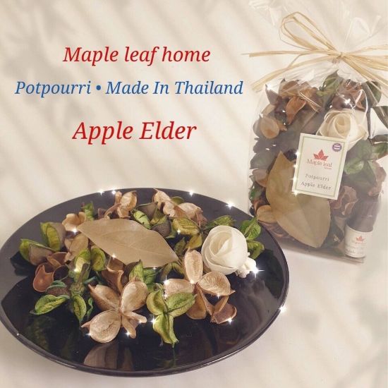 Picture of Maple Leaf Fragrance Sachet Potpourri Bag 95gm Spice Apple