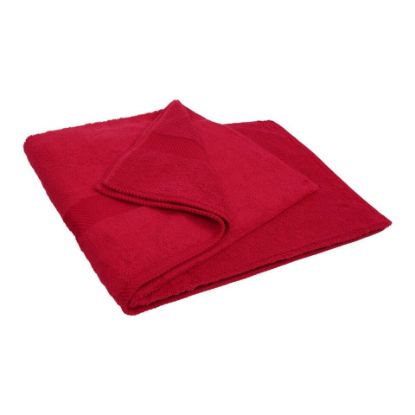 Picture of Laura Collection Bath Towel Red Size: W90 x L150cm