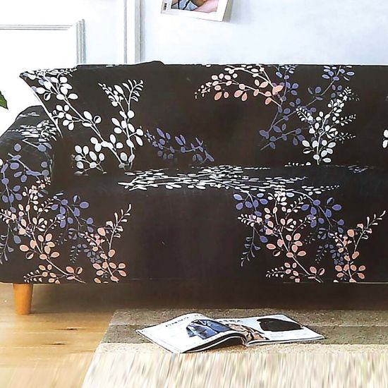 Picture of Maple Leaf Sofa Cover Print 1Seat Assorted Designs