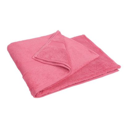 Picture of Laura Collection Bath Towel Pink Size: W90 x L150cm