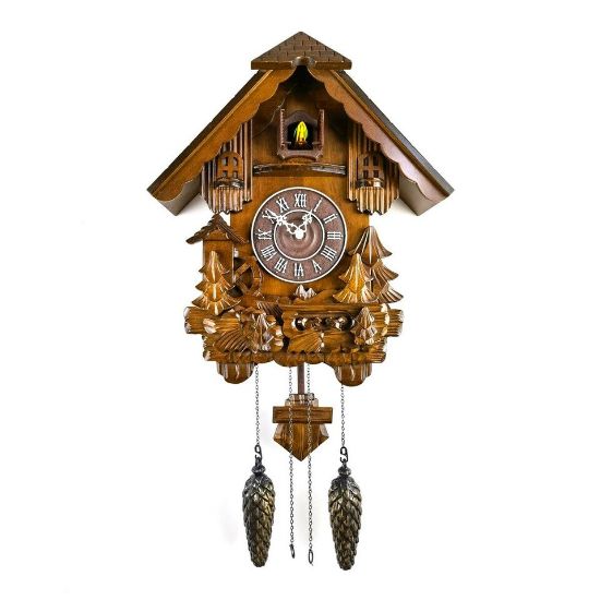 Picture of Maple Leaf Cuckoo Wall Clock 6013