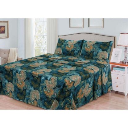 Picture of Maple Leaf Bed Sheet 250x270cm Assorted