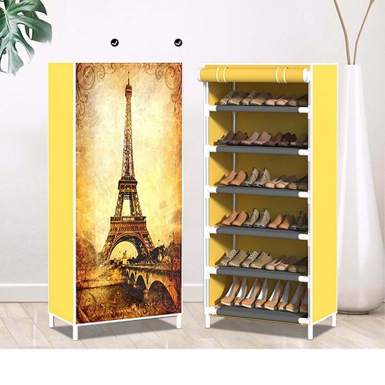 Picture of Maple Leaf 3D Fabric Shoe Cabinet 6Layer 1005