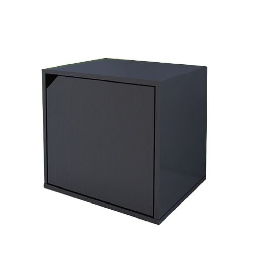 Picture of Maple Leaf Home Storage Cabinet With Door Black