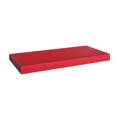 Picture of Maple Leaf Wooden Wall Shelf 80cm Red A902-1