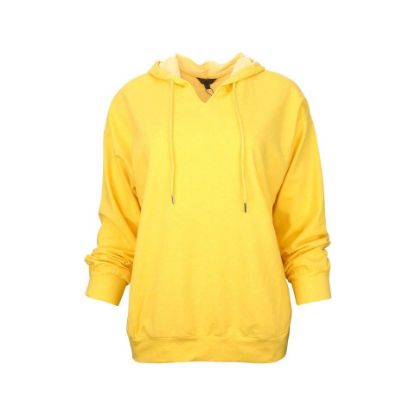 Picture of Reo Women's Sweater Hoodies WDIW106C Yellow 10