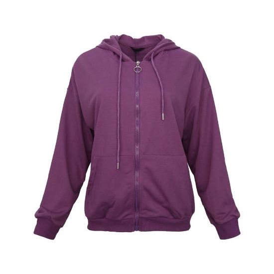 Picture of Reo Women's Sweater Hoodies WDIW109C Purple 10