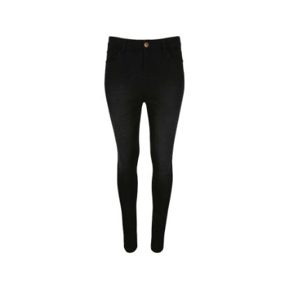 Picture of Reo Women's Fashion Jeans High Waist Super Skinny Black 8