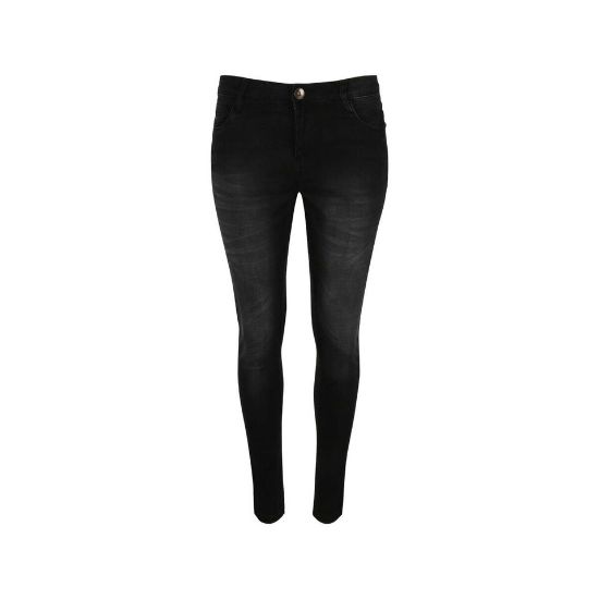 Picture of Reo Women's Fashion Jeans Skinny Denim Black 8