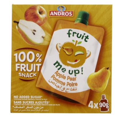 Picture of Andros Fruit Snack Apple Pear 4 x 90g