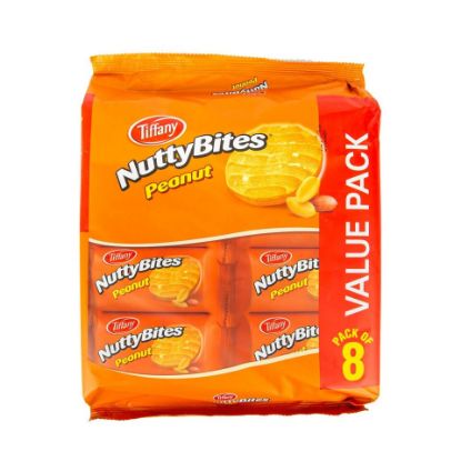 Picture of Tiffany Nutty Bites Peanut Value Pack 8 x 72g