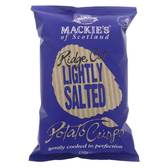 Picture of Machie's Ridge Cut Lightly Salted Potato Crisps 150 g