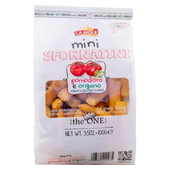 Picture of La Mole Mini Sfornatini Tomato & Oregano Flavour 100g